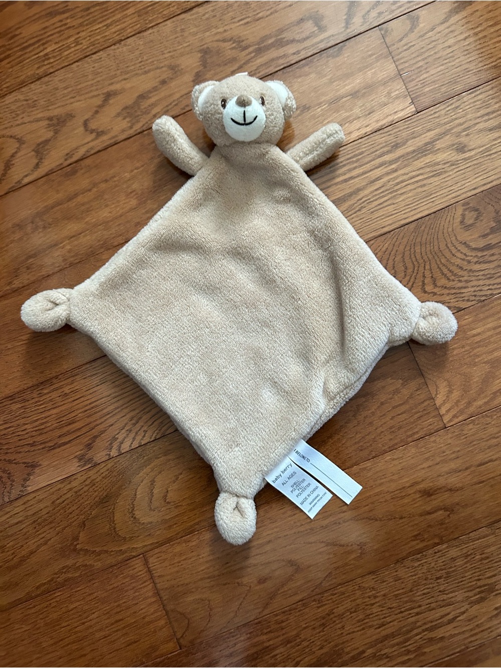 Baby Berry Bear Lovey Security Blanket